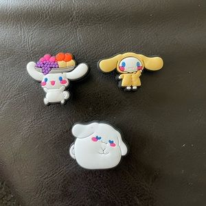 Sanrio Jibbitz Inspired Cinnamoroll Series Shoe Charms Croc 3 Designs New